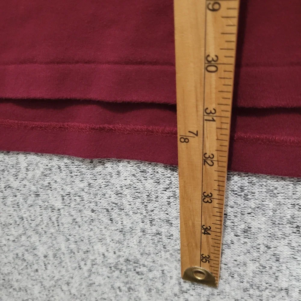 Polo Ralph Lauren Mens XL Long Sleeve Polo Burgundy Maroon Cotton Pony Logo